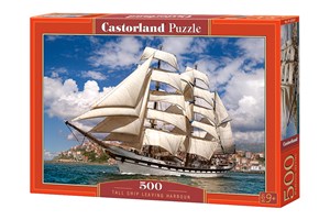 Puzzle Tall Ship Leaving Harbour 500 Polish Books Canada