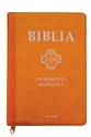 Biblia Pierwszego Kościoła żółta z białym tłoczeniem polish usa