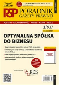 Optymalna spółka do biznesu Poradnik Gazety Prawnej 3/2021 in polish