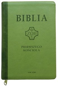 Biblia Pierwszego Kościoła jasnozielona z paginatorami i suwakiem pl online bookstore