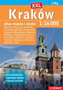 Kraków XXL atlas miasta plus 19 Bookshop