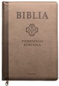 Biblia Pierwszego Kościoła brązowa z paginatorami i suwakiem chicago polish bookstore