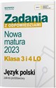 Nowa matura 2023 Język polski Zadania z odpowiedziami Klasa 3 i 4 LO Zakres podstawowy  to buy in USA