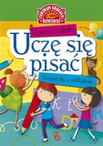 Domowa szkoła Uczę się pisać Książeczka z naklejkami polish books in canada