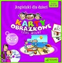 Angielski dla dzieci Karty obrazkowe Czas wolny dla dzieci od 6 lat. Książka + 104 ilustrowane karty + płyta CD Polish bookstore