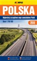 Polska Najbardziej szczegółowa mapa samochodowa Polski 1:700 000 Polish bookstore