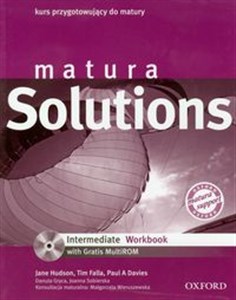 Matura Solutions Intermediate Workbook z płytą CD Kurs przygotowujący do matury pl online bookstore