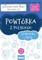 Powtórka z polskiego literatura i język graficzne karty pracy dla klas 4-8 in polish