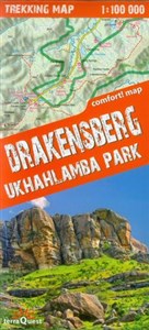 Drakensberg Ukhahlamba Park 1:100 000 trekking map Polish Books Canada