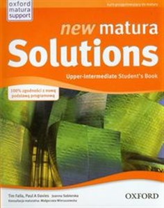New Matura Solutions Upper-Intermediate Student's Book Poziom rozszerzony Bookshop