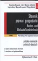 Słownik prawa i gospodarki polsko niemiecki bookstore