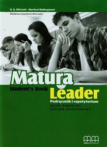 Matura Leader Podręcznik i repetytorium Poziom podstawowy + CD Szkoła ponadgimnazjalna pl online bookstore