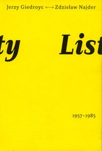 Listy 1957-1985 Jerzy Giedroyć Zdzisław Najder chicago polish bookstore