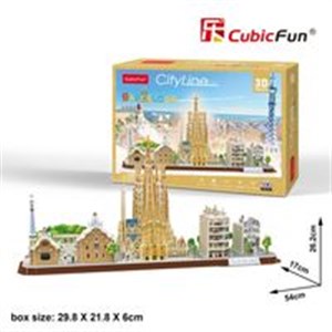 Puzzle 3D City Line Barcelona 