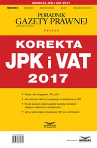 Korekta JPK i VAT 2017 Podatki 6/2017 online polish bookstore