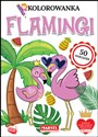 Flamingi. Kolorowanka z naklejkami  in polish