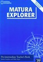 Matura Explorer Pre-intermediate Teacher's Book with CD Szkoła ponadgimnazjalna Bookshop