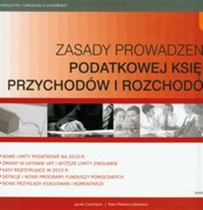 Zasady prowadzenia podatkowej księgi przychodów i rozchodów polish books in canada