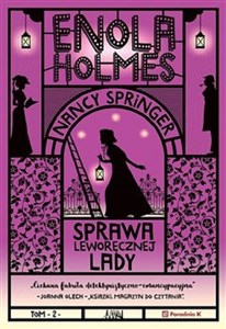 Enola Holmes Sprawa leworęcznej lady Polish Books Canada