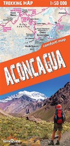 Aconcagua Laminowana mapa trekingowa 1:50 000 polish books in canada