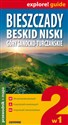 Bieszczady, Beskid Niski, Góry Sanocko-Turczańskie 2 w 1- przewodnik + mapy  books in polish
