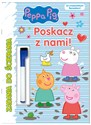 Peppa Pig Zadania do ścierania Poskacz z nami Polish bookstore