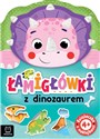 Łamigłówki z dinozaurem Książeczka z naklejkami 4+ polish books in canada