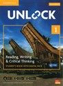 Unlock Level 1 Student's Book with Digital Pack Reading, Writing and Critical Thinking buy polish books in Usa