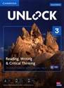 Unlock 3 Reading, Writing and Critical Thinking Student's Book with Digital Pack polish usa