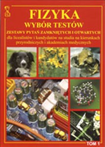 Fizyka Wybór Testów rozwiązania Tom 1 Polish bookstore