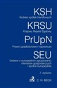 Kodeks spółek handlowych, Krajowy Rejestr Sądowy, Prawo upadłościowe i naprawcze, Ustawa o europejsk  chicago polish bookstore