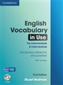 English Vocabulary in Use + CD  Preintermediate and intermediate buy polish books in Usa