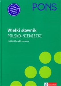 PONS Wielki słownik polsko niemiecki Polish bookstore