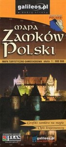 Mapa Zamków Polski 1:900 000 chicago polish bookstore