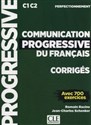 Communication progressive du français Corrigés C1 C2 pl online bookstore