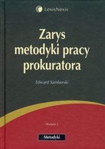 Zarys metodyki pracy prokuratora books in polish