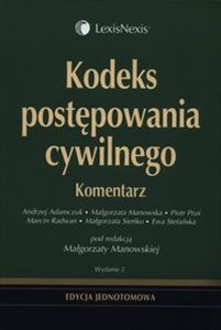 Kodeks postępowania cywilnego Komentarz  Polish bookstore
