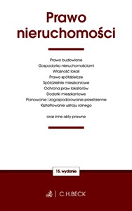 Prawo nieruchomości oraz ustawy towarzyszące  