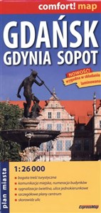 Gdańsk Gdynia Sopot plan trójmiasta 1:26 000 to buy in Canada
