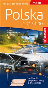 Polska 1:715 000 mapa samochodowa online polish bookstore