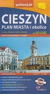 Plan miasta - Cieszyn i okolice 1:9 300/1:25 000 chicago polish bookstore
