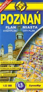 Poznań plan miasta 1:22 000  Polish bookstore