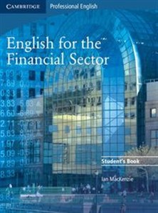 English for the Financial Sector Student's Book online polish bookstore