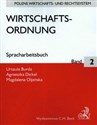 Wirtschafts-ordnung Spracharbeitsbuch Band 2 books in polish