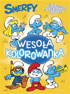 Smerfy Wesoła kolorowanka z naklejkami 