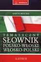 Tematyczny słownik polsko-włoski, włosko-polski + Rozmówki CD  