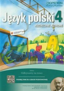 Język polski 4 Podręcznik Kształcenie językowe szkoła podstawowa Polish bookstore