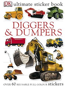 Diggers & Dumpers Ultimate Sticker Book (Ultimate Stickers) online polish bookstore