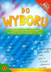 Do wyboru Książeczka edukacyjna ucząca zasad pisowni H i CH in polish