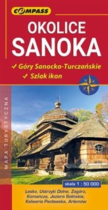 Okolice Sanoka Góry Sanocko-Turczańskie Szlak ikon mapa turystyczna 1:50 000 polish books in canada